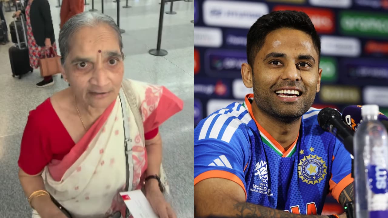 Suryakumar Yadav Reacts to Indian Man's Surprise Flight Upgrade for his Mother Suryakumar Yadav Reacts to Indian Man's Surprise Flight Upgrade for his Mother
