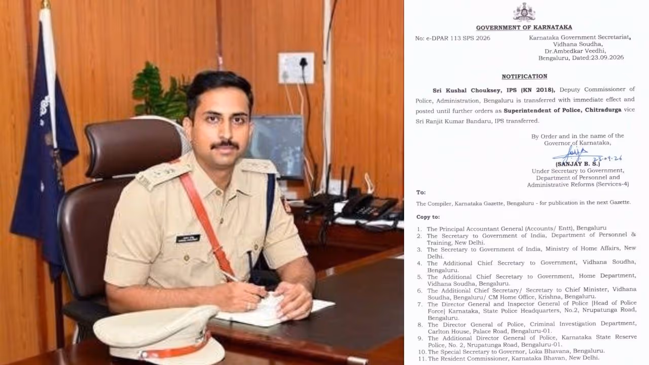 IPS officer Kushal Chouksey IPS officer Kushal Chouksey