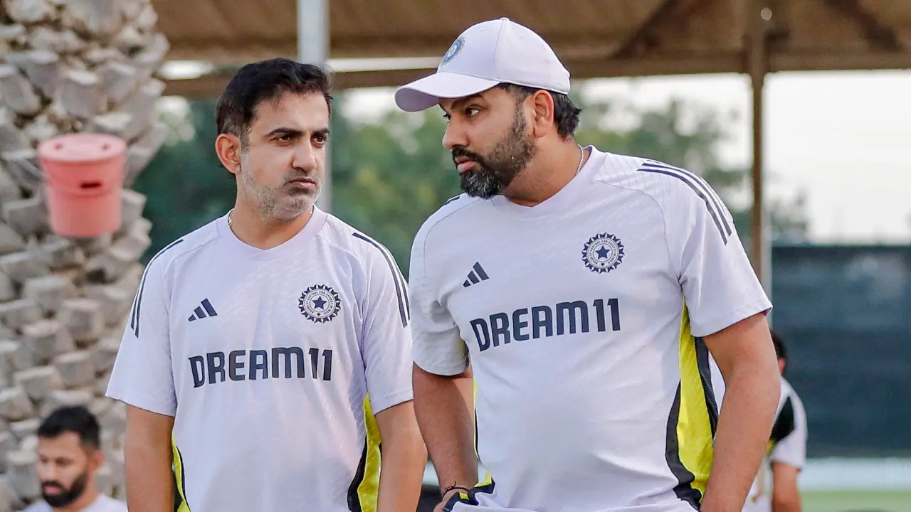Rohit Sharma and Gautam Gambhir Rohit Sharma and Gautam Gambhir