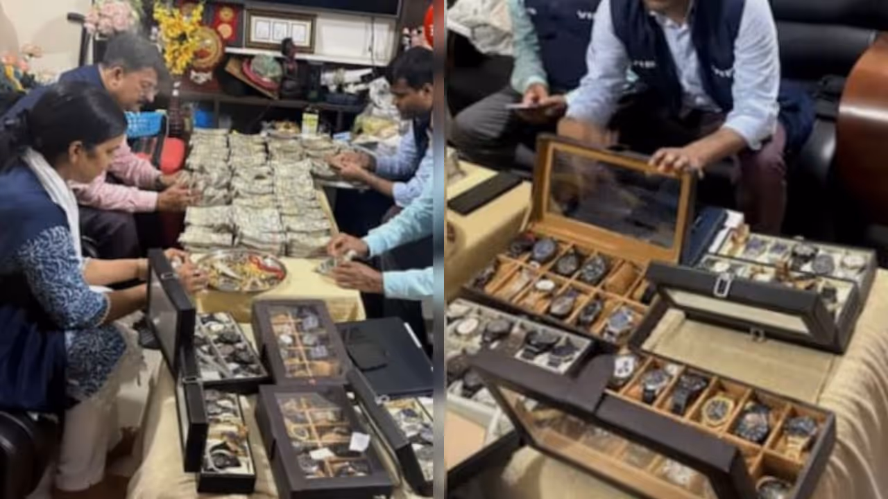 vigilance raids government officer couple's homes in bihar, unaccounted cash and gold seized vigilance raids government officer couple's homes in bihar, unaccounted cash and gold seized