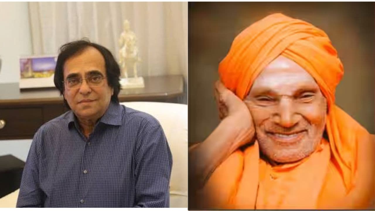 Dr Shivakumara Swamiji and Ashok Keni Dr Shivakumara Swamiji and Ashok Keni