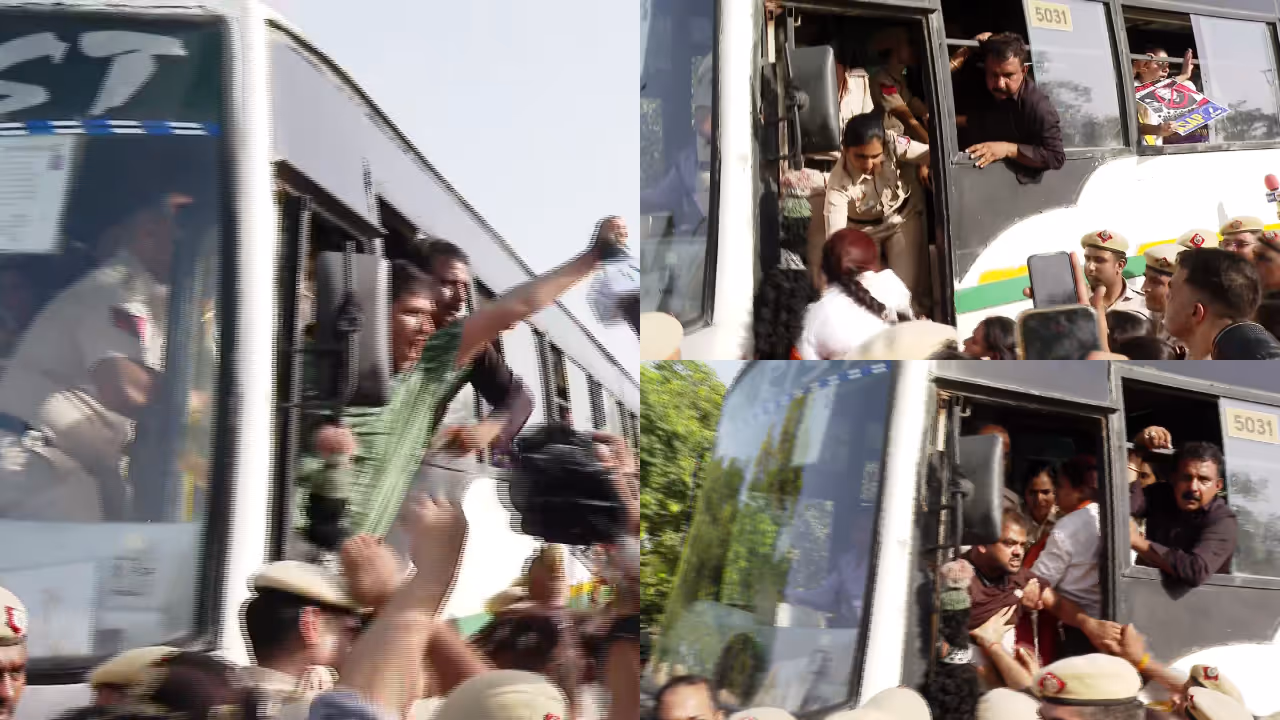 gyanesh kumar resignation demand intensifies as aap and aisf protest in delhi gyanesh kumar resignation demand intensifies as aap and aisf protest in delhi