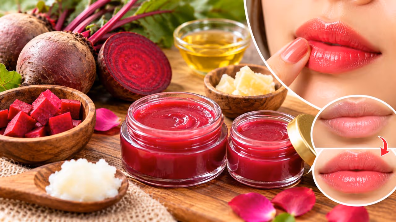 homemade beetroot lip balm homemade beetroot lip balm
