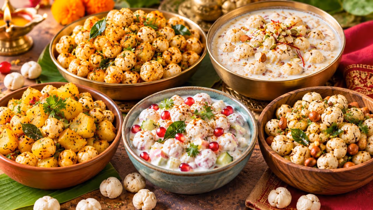 Navratri Makhana Recipes Navratri Makhana Recipes