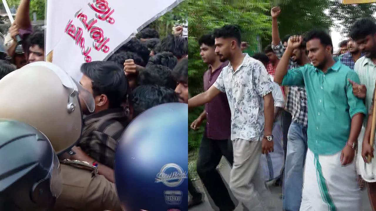 sfi protest palakkad sfi protest palakkad