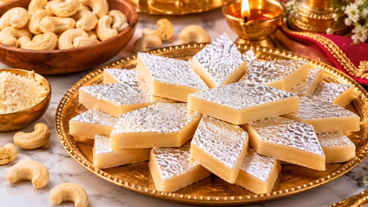 Kaju Katli Recipe Kaju Katli Recipe