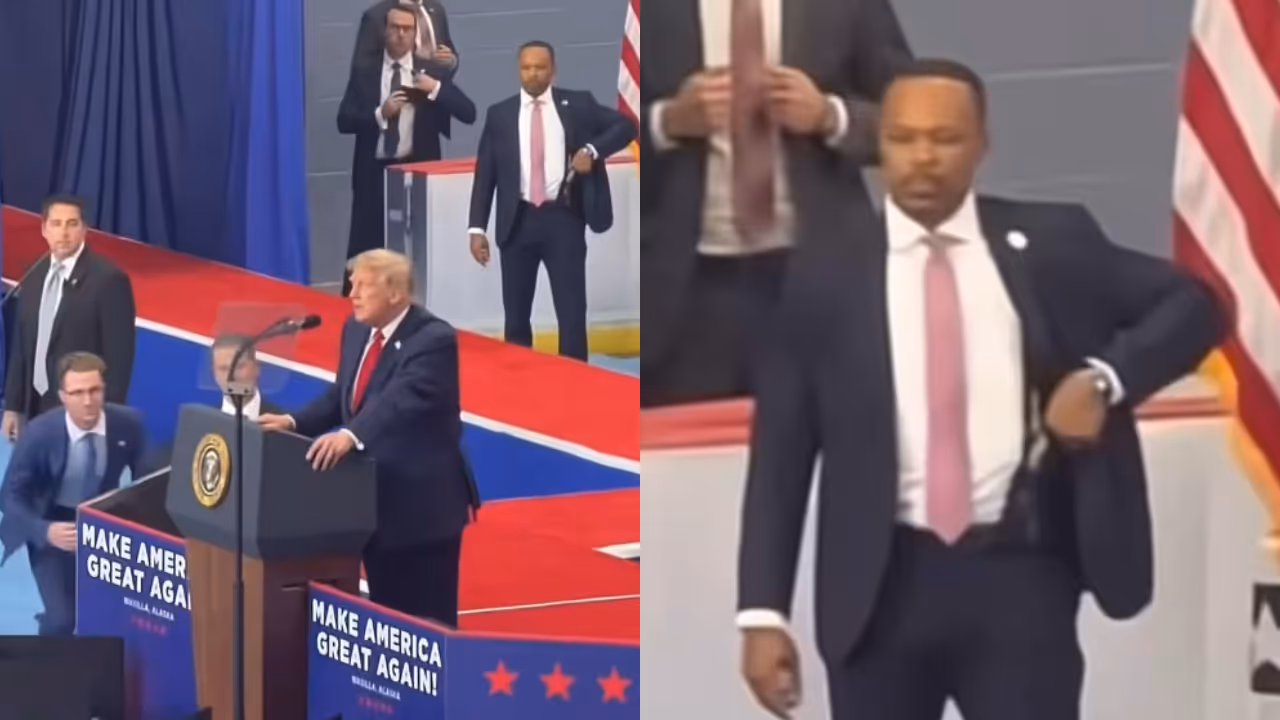 Donald Trump's Security Threat at Alaska Rally Donald Trump's Security Threat at Alaska Rally