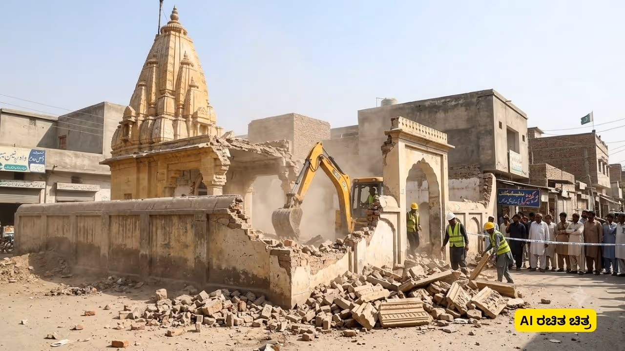 Hindu temple demolition in Pakistan Hindu temple demolition in Pakistan