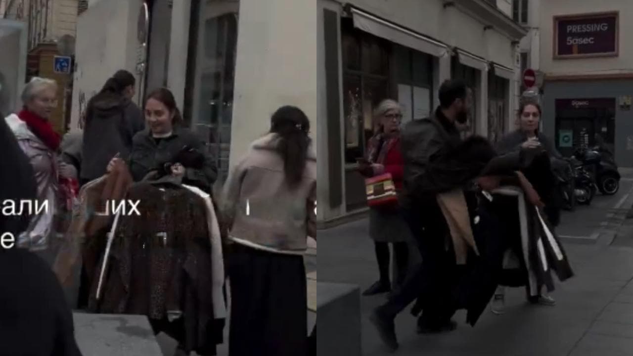 French Husband Makes Wife Return Looted Clothes Amid France Riots French Husband Makes Wife Return Looted Clothes Amid France Riots