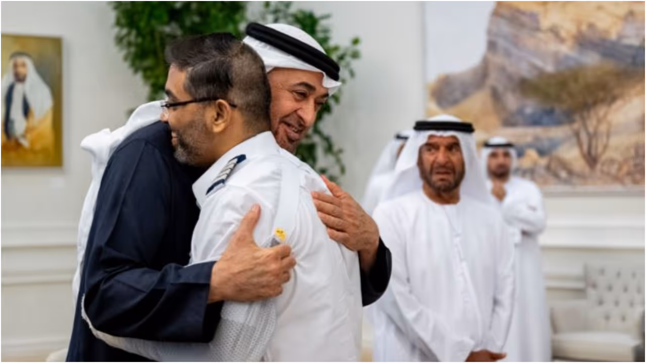 UAE president with Smit Machchhar UAE president with Smit Machchhar