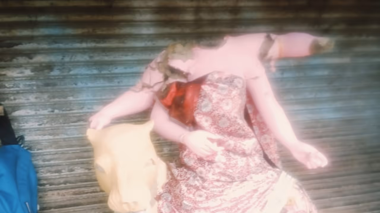 Jagadhatri Idol Broken