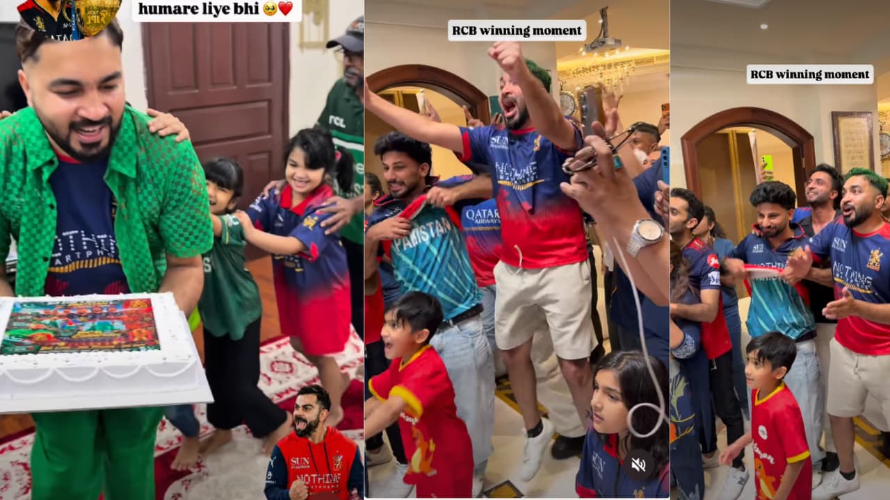 Pakistan Fans celebrate RCB Victory Pakistan Fans celebrate RCB Victory