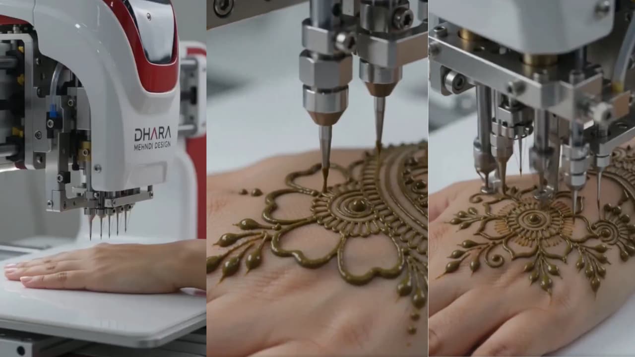 New AI Mehendi Machine New AI Mehendi Machine