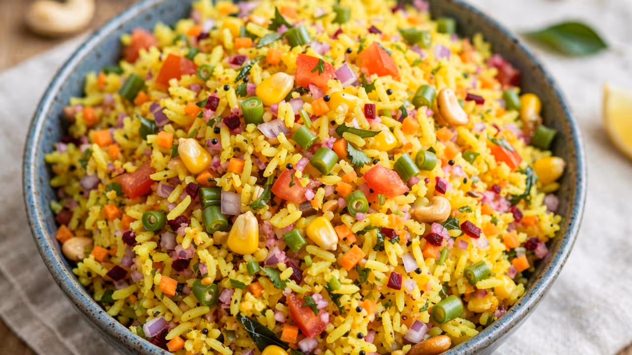Rainbow Chitranna Easy and Tasty Recipe Rainbow Chitranna Easy and Tasty Recipe