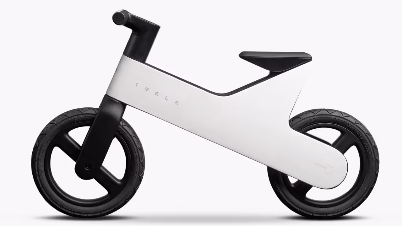 Tesla Launches Pedal Free Balance Bike Tesla Launches Pedal Free Balance Bike