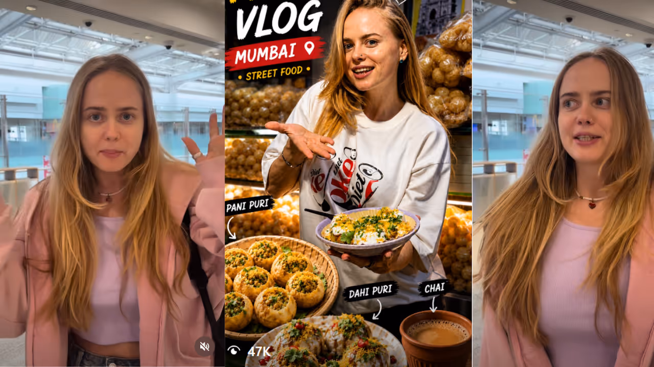 Russian Model Shocked by Dubai Pani Puri Price Russian Model Shocked by Dubai Pani Puri Price