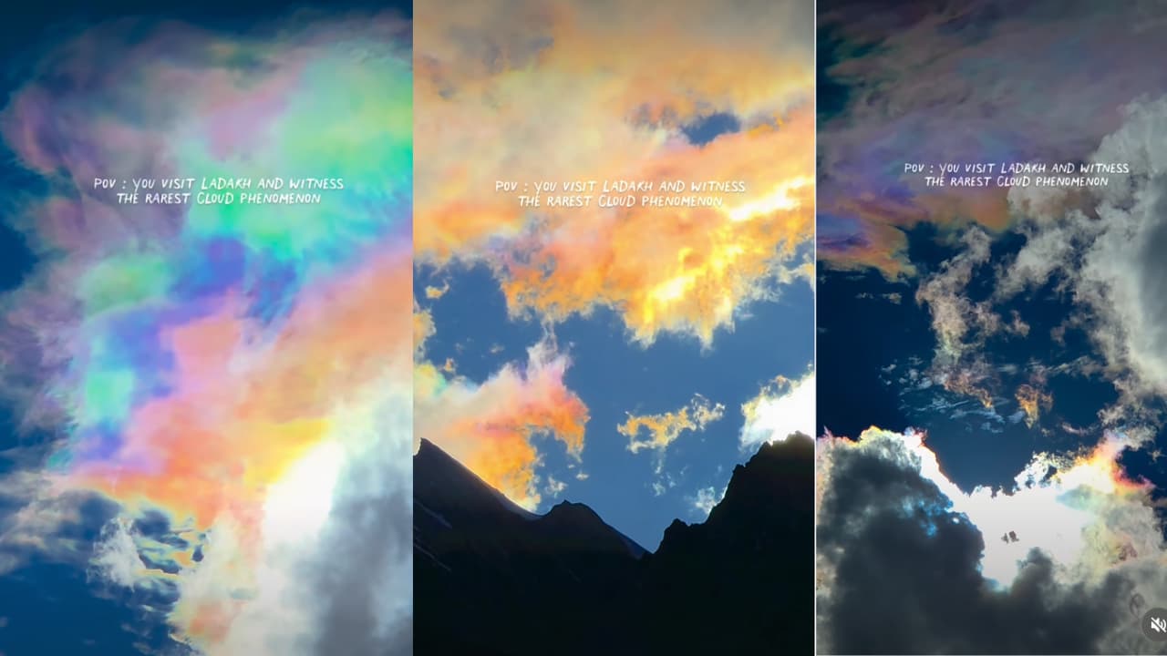 Stunning Cloud Iridescence Stunning Cloud Iridescence