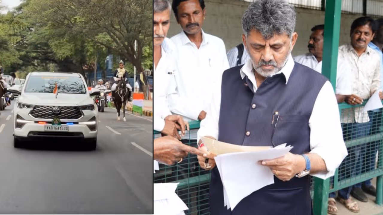 CM DK Shivakumar Simple Gesture CM DK Shivakumar Simple Gesture