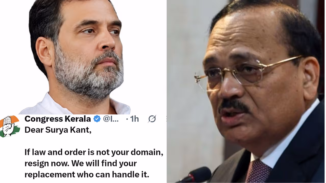 Congress Faces Backlash Over Post Targeting CJI Congress Faces Backlash Over Post Targeting CJI