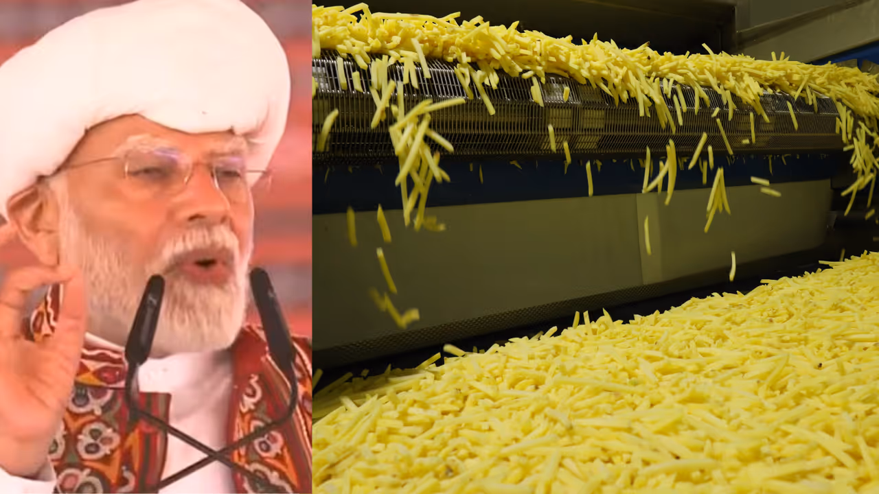 Modi Shares Mouth Watering French Fries Photo Modi Shares Mouth Watering French Fries Photo
