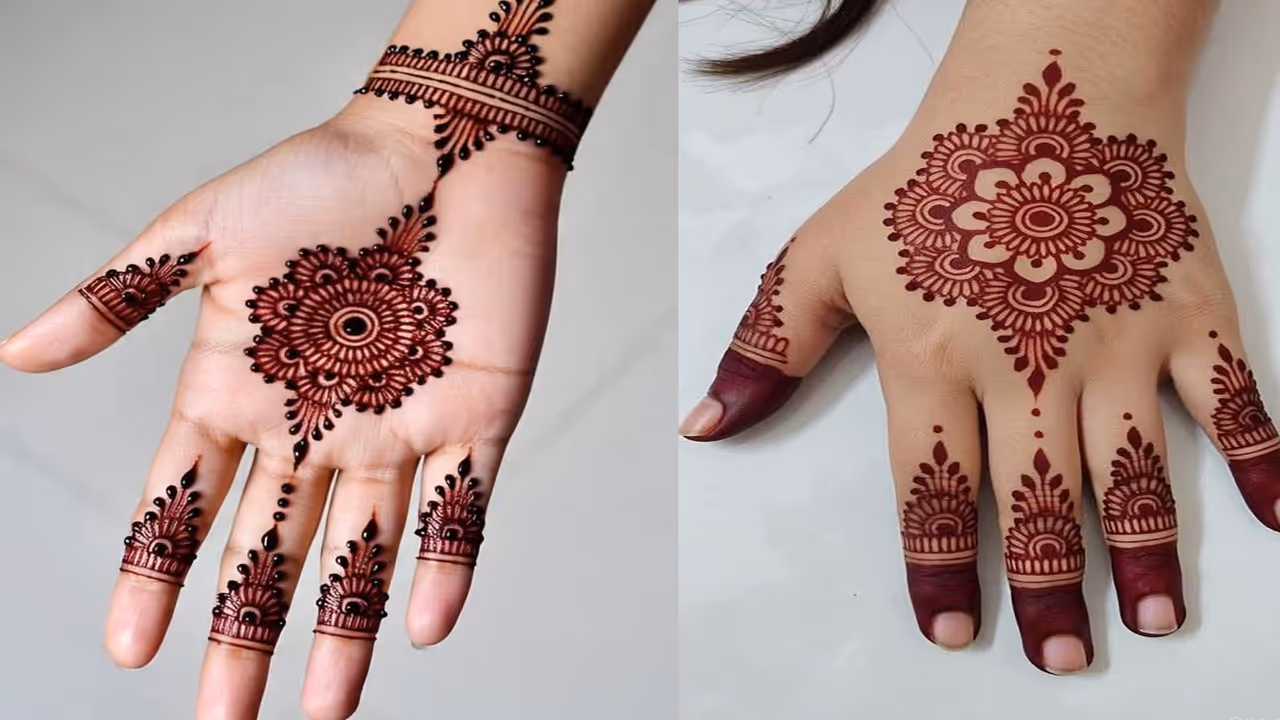 Jitiya Mehndi Designs