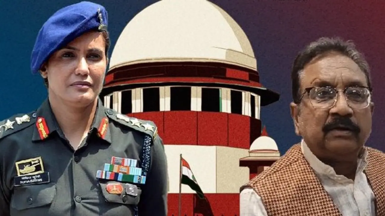 Colonel Sofia Qureshi and MP Minister Vijay Shah