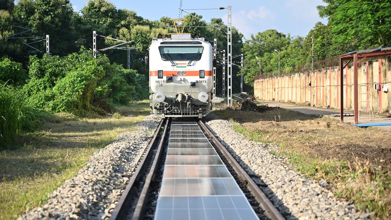 Railway Track Removable Solar System