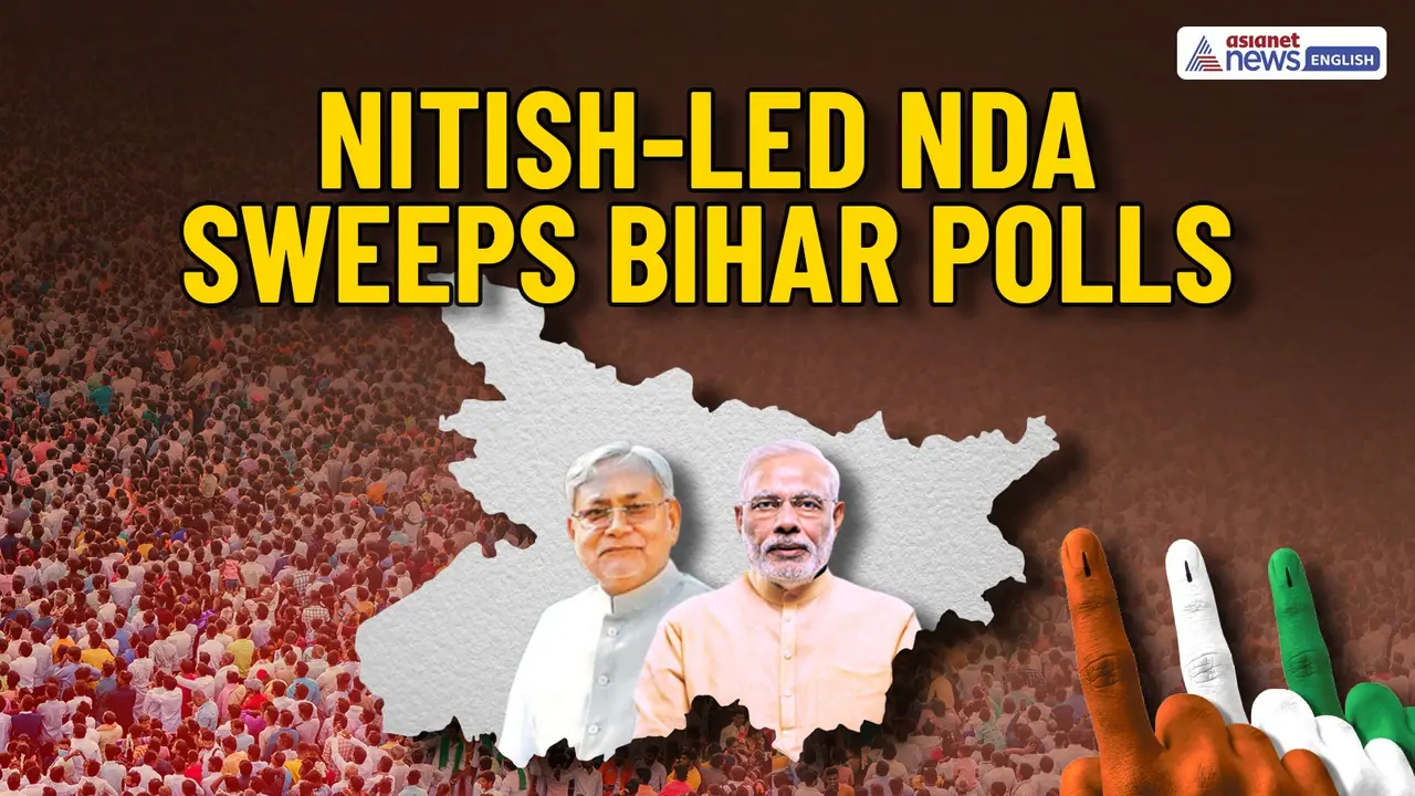 NDA wins with majority mark with a strong lead in Bihar NDA wins with majority mark with a strong lead in Bihar