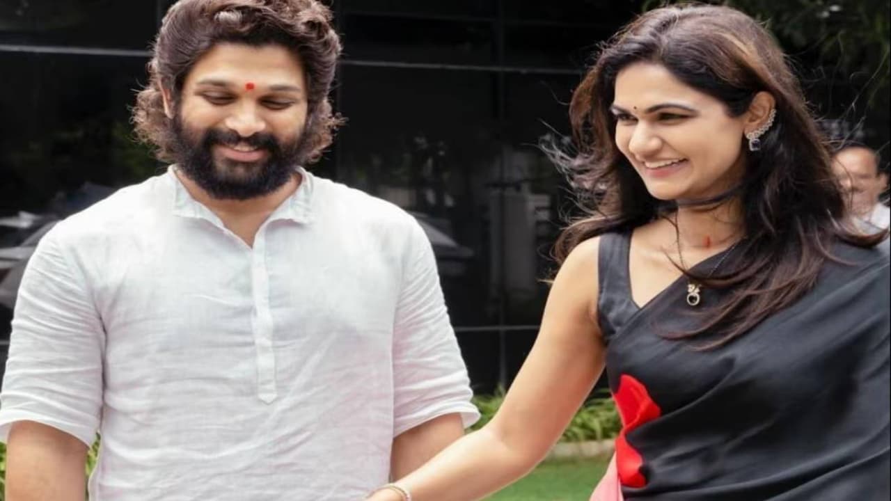 Allu Arjun, Sneha Reddy
