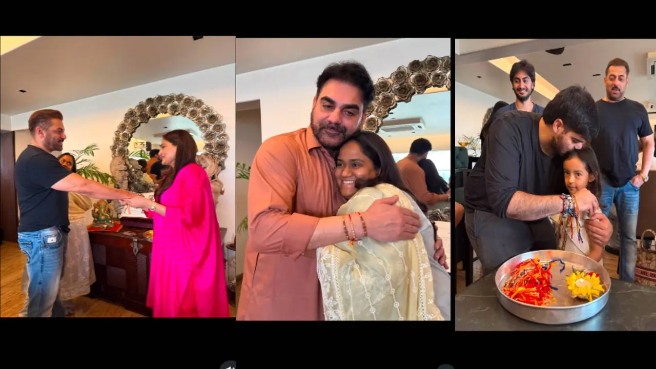 Salman Khan's Raksha Bandhan celebrations Salman Khan's Raksha Bandhan celebrations