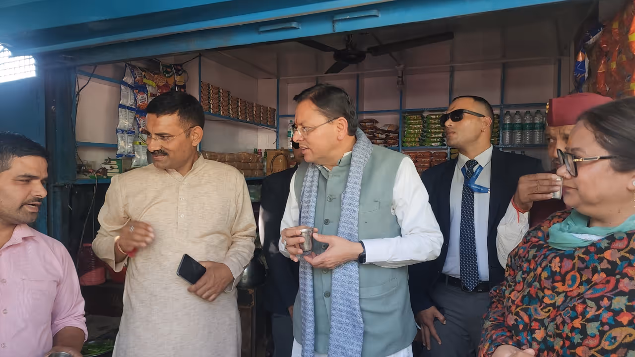 CM Dhami Srinagar Visit CM Dhami Srinagar Visit