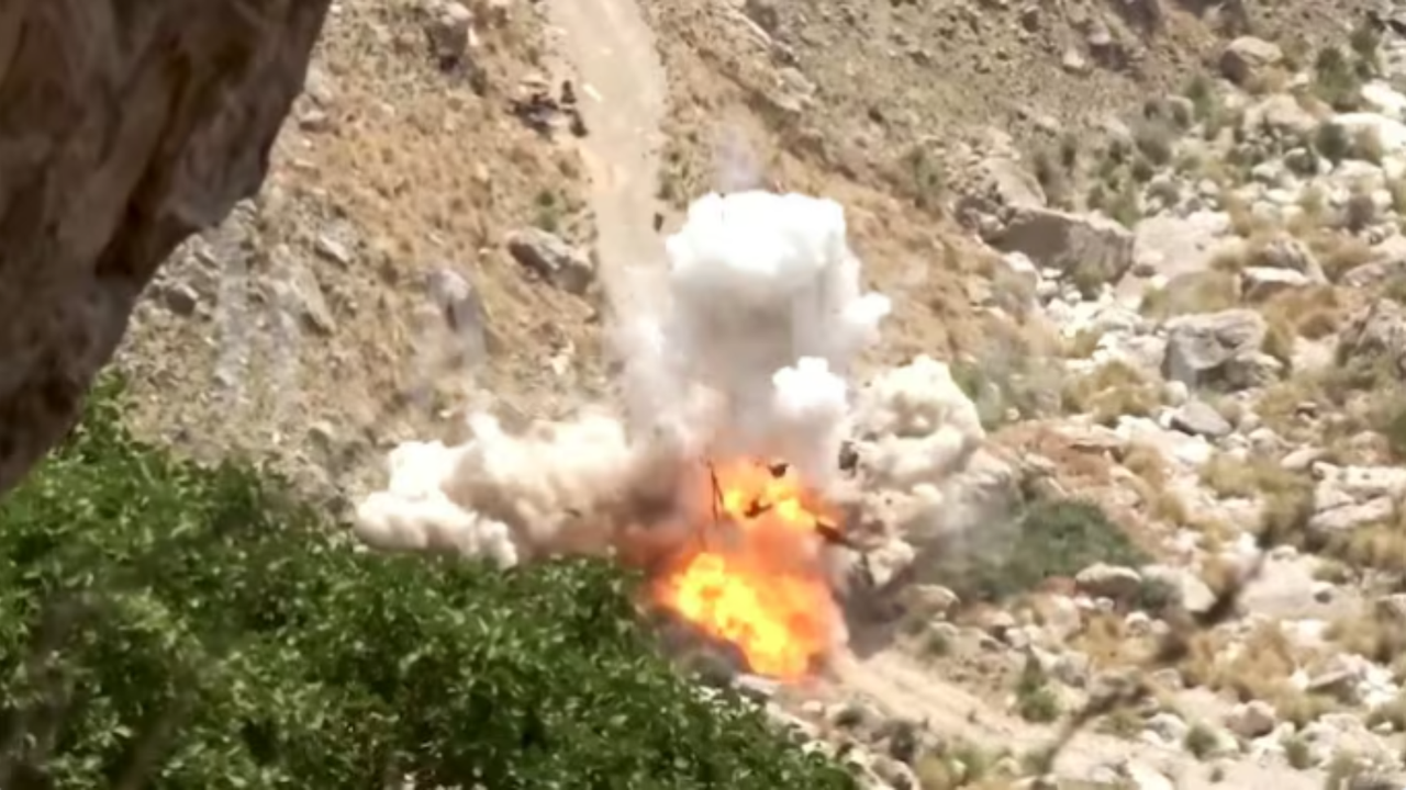 The IED blast targeted a Pakistani Army vehicle The IED blast targeted a Pakistani Army vehicle