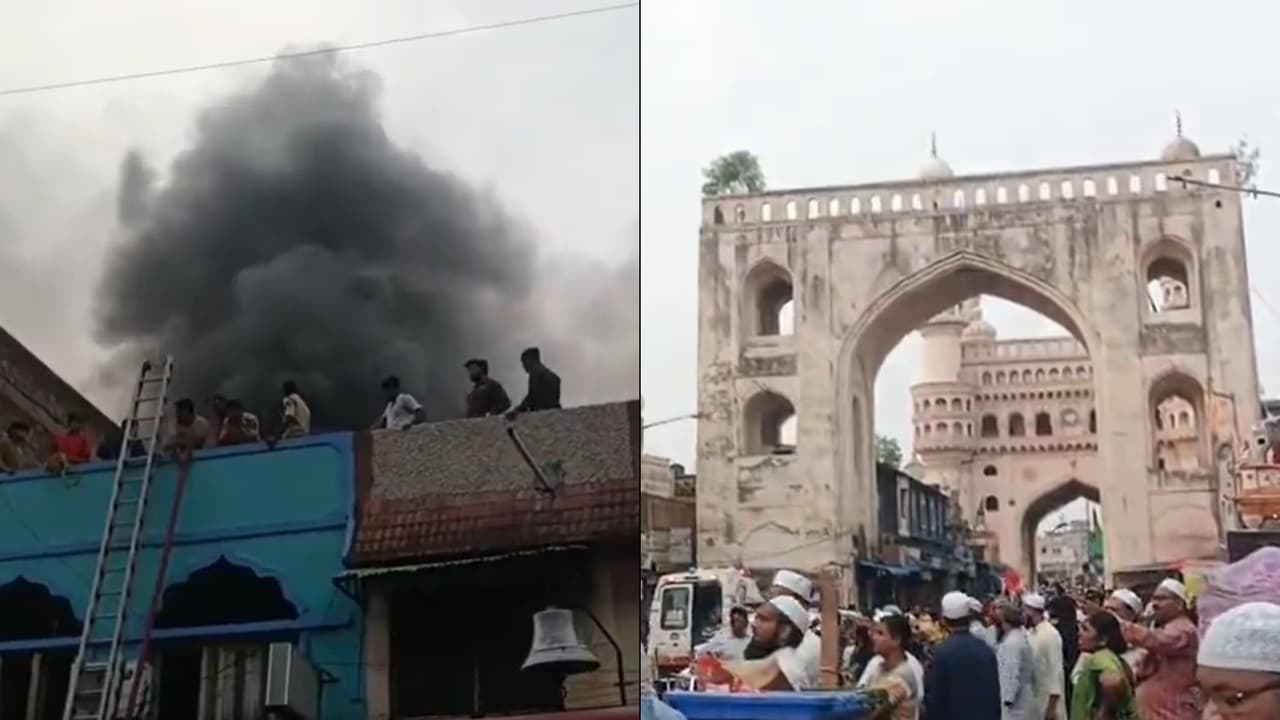 Charminar nearby fire