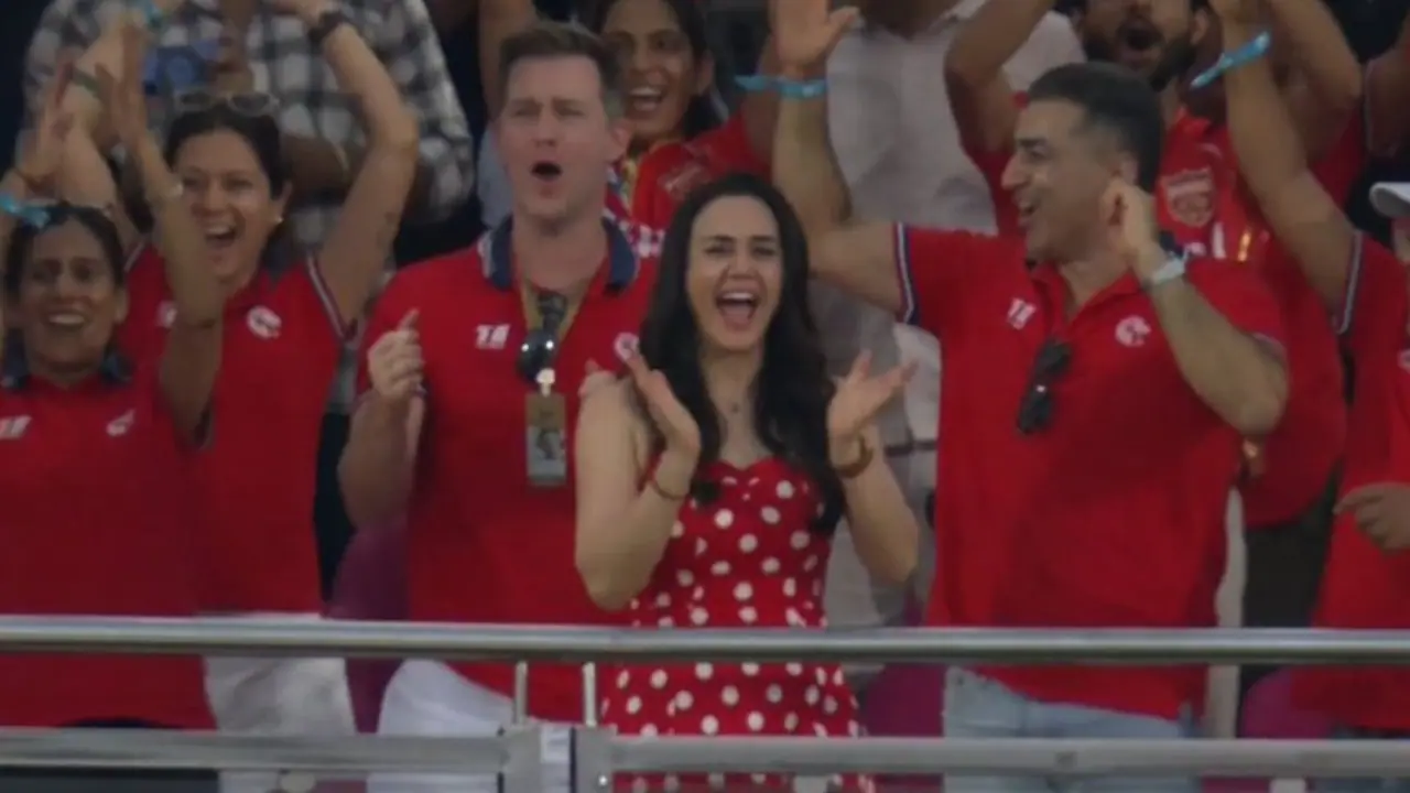 Preity zinta celebration