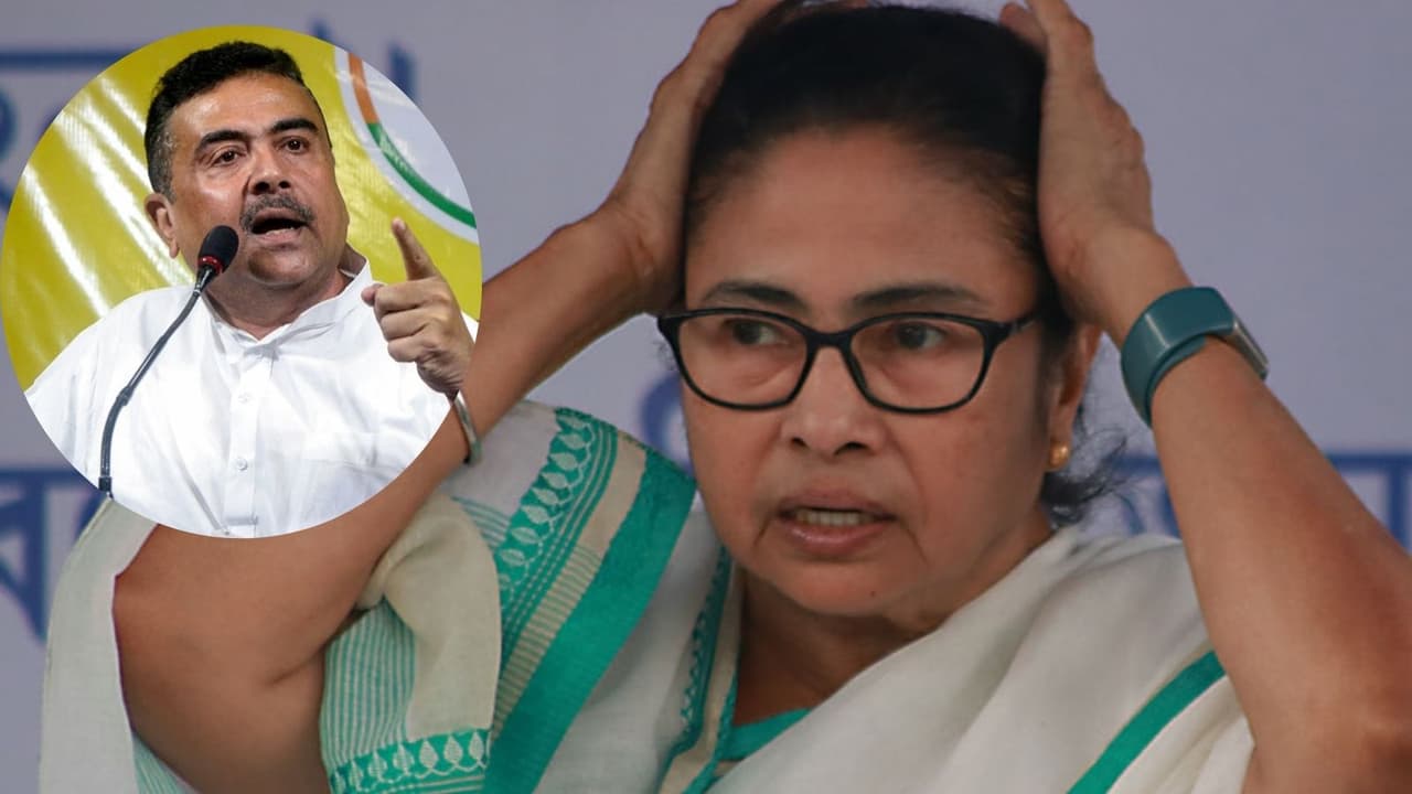 mamta banerjee and Suvendu Adhikari
