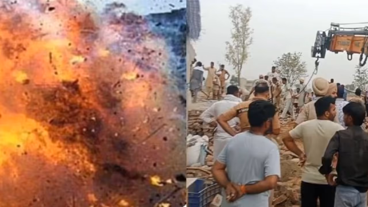 Punjab firecracker blast Punjab firecracker blast