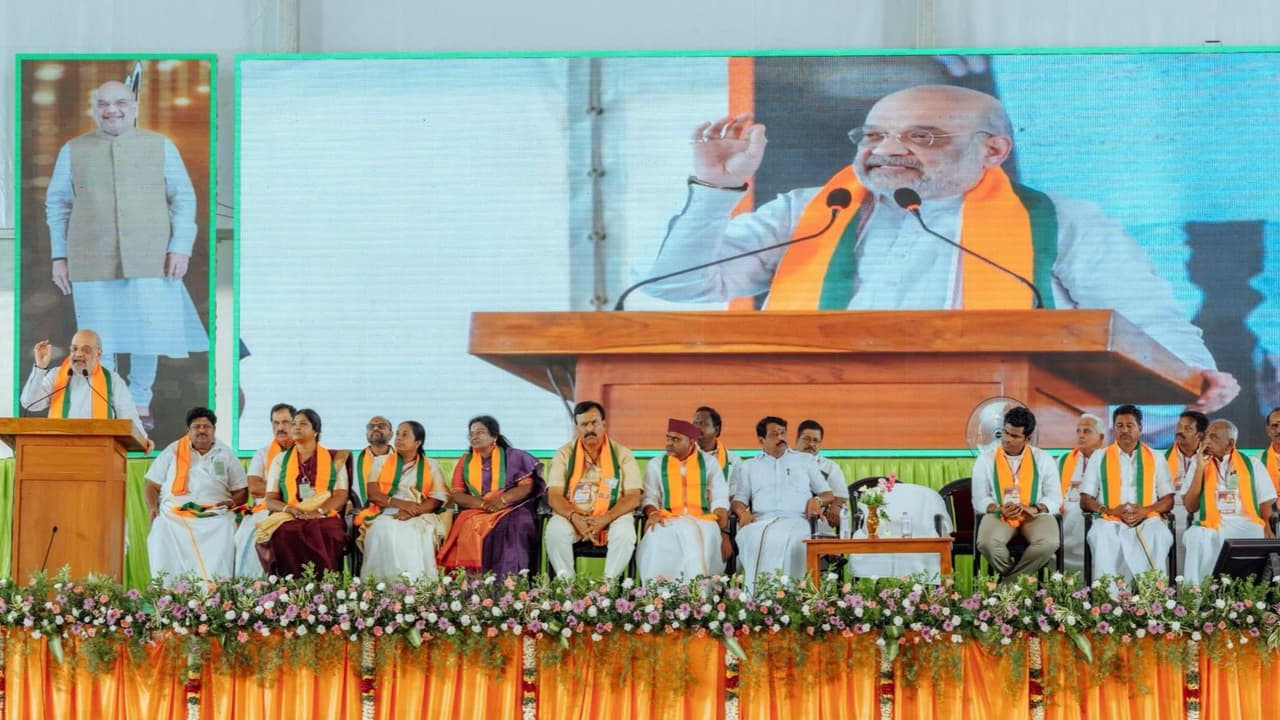 Amit Shah in Madurai Amit Shah in Madurai