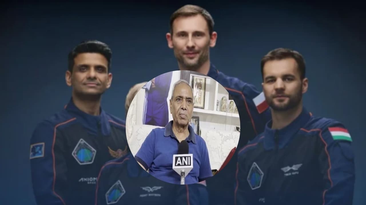 Group captain Shubhanshu Shukla's father Shambhu Dayal Shukla (Photo: ANI)