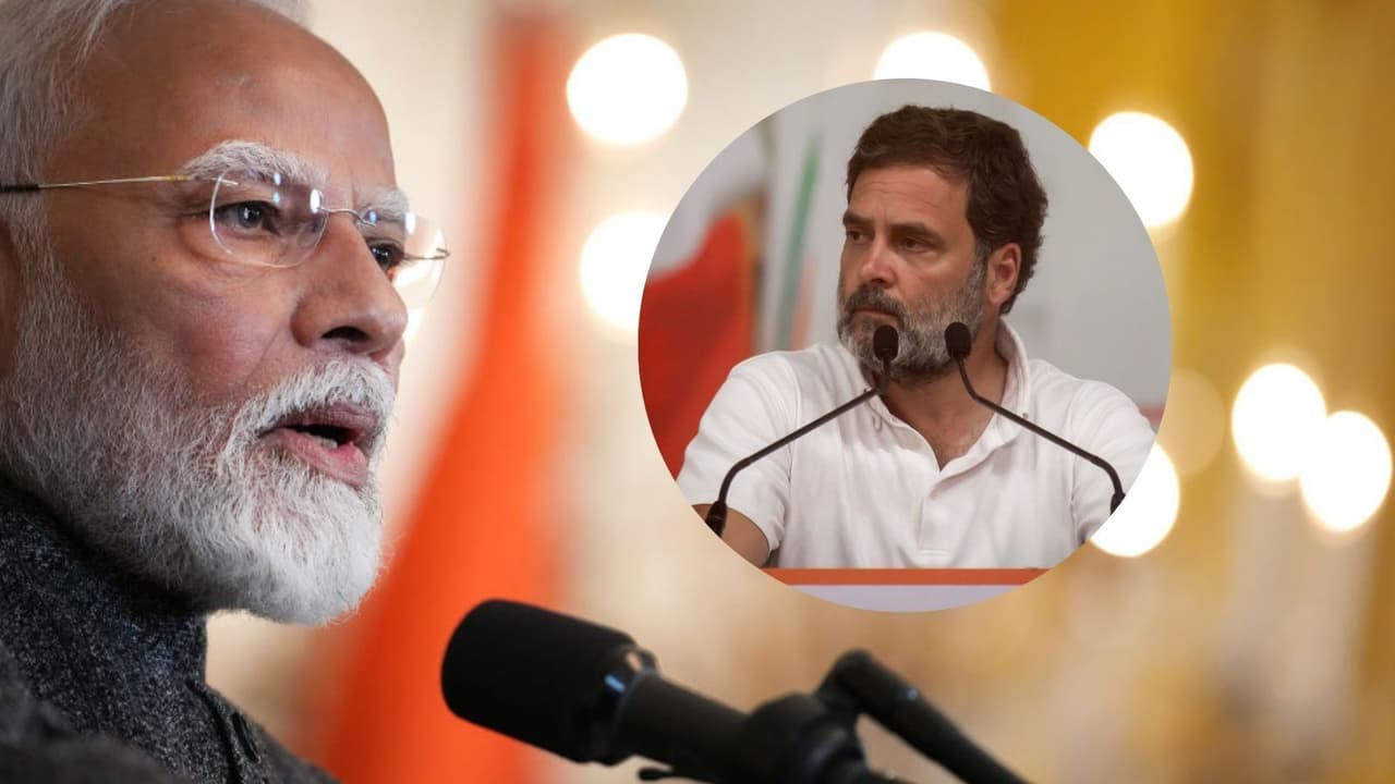 Narendra Modi and Rahul Gandhi