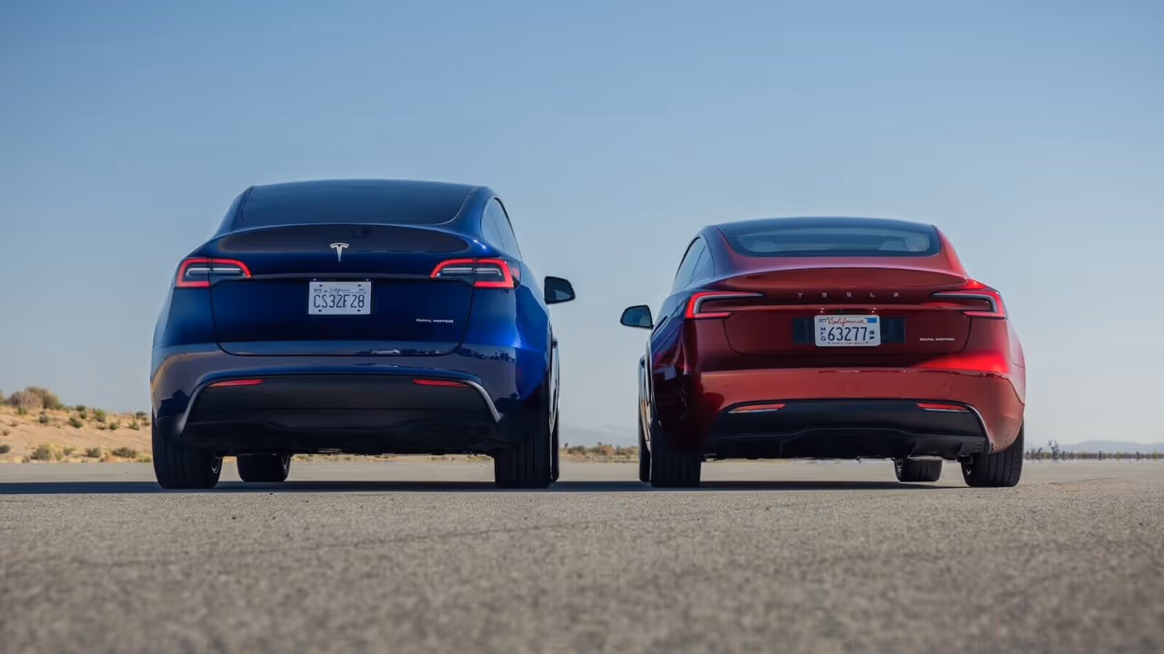 Tesla Model 3 and Model Y 
