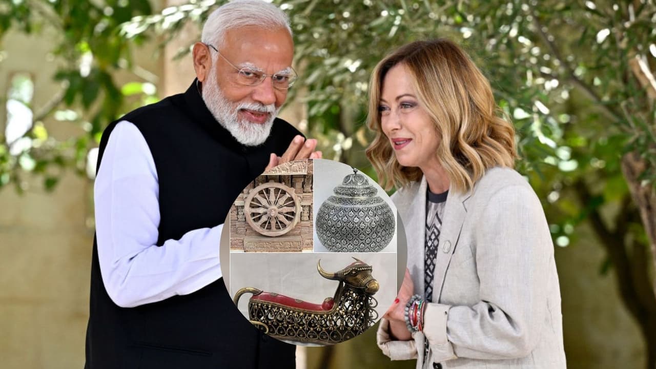 Gifts presented by PM Narendra Modi to G7 leaders Gifts presented by PM Narendra Modi to G7 leaders