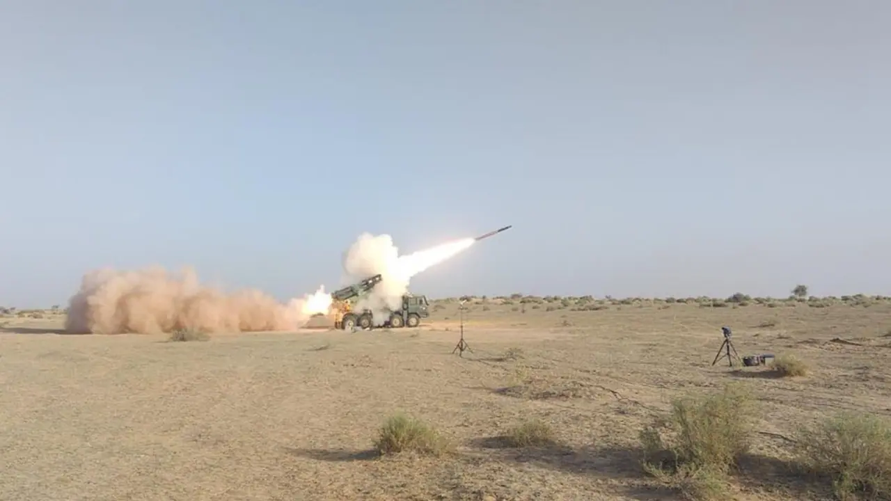 Pinaka rocket system Pinaka rocket system