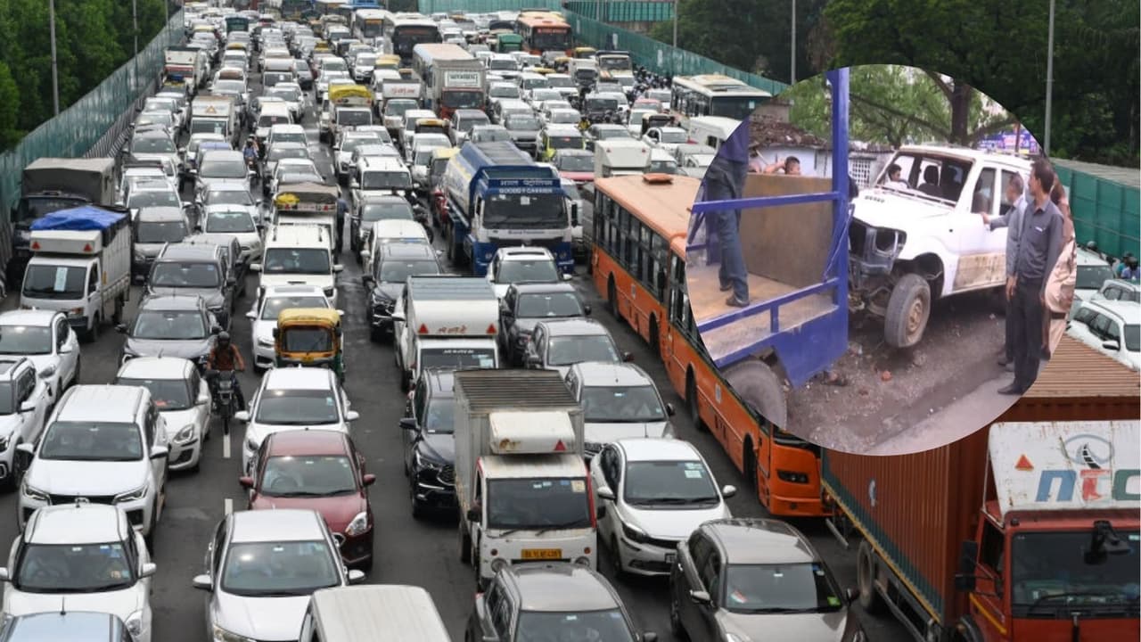 Scrap vehicle being removed by the team Scrap vehicle being removed by the team