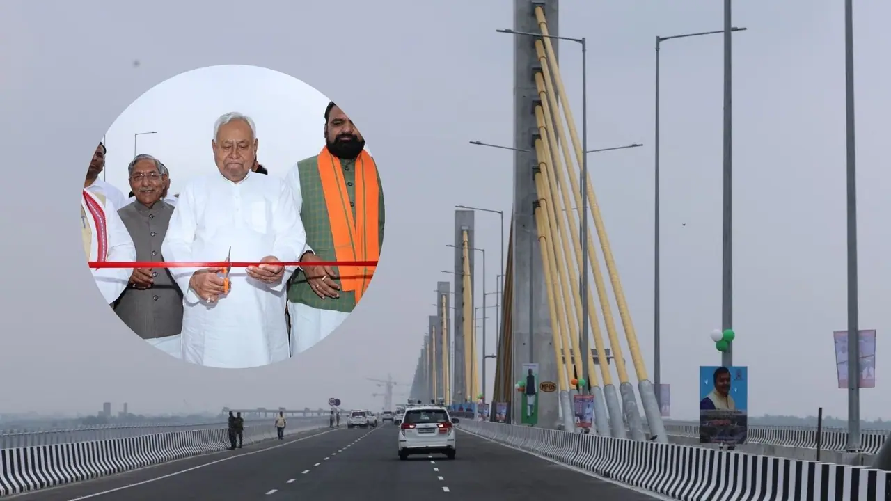 CM Nitish Kumar inaugurate bridge