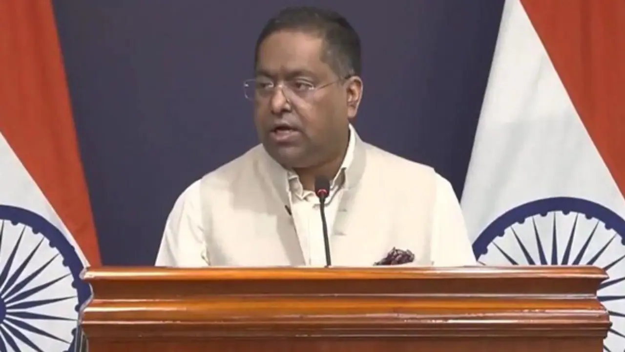 MEA Spokesperson Randhir Jaiswal (Photo/ANI) MEA Spokesperson Randhir Jaiswal (Photo/ANI)