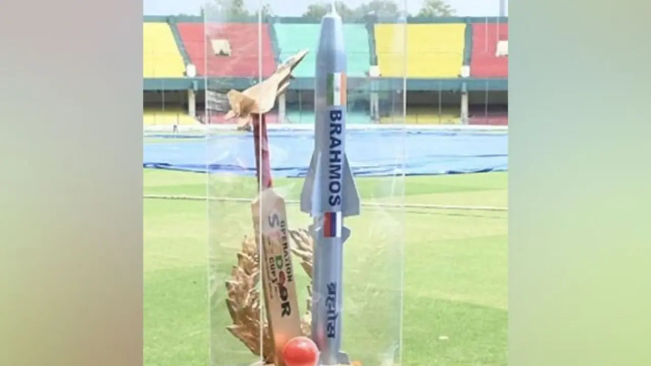 Operation Sindoor Cup trophy Operation Sindoor Cup trophy