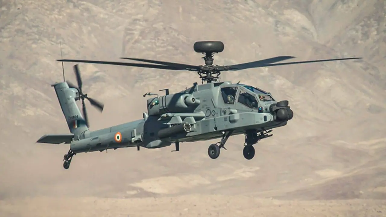 Apache AH 64 helicopter 