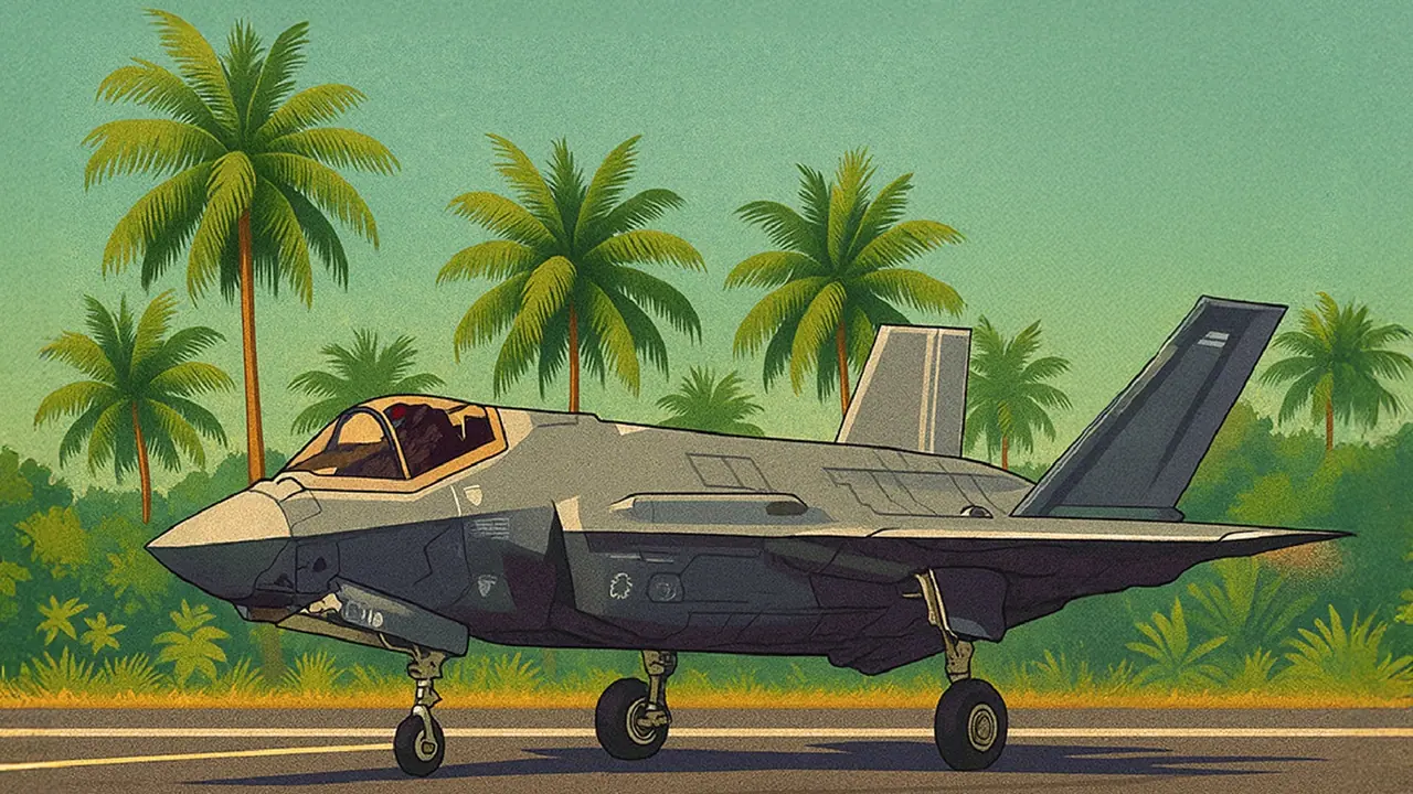 F 35B jet in Kerala
