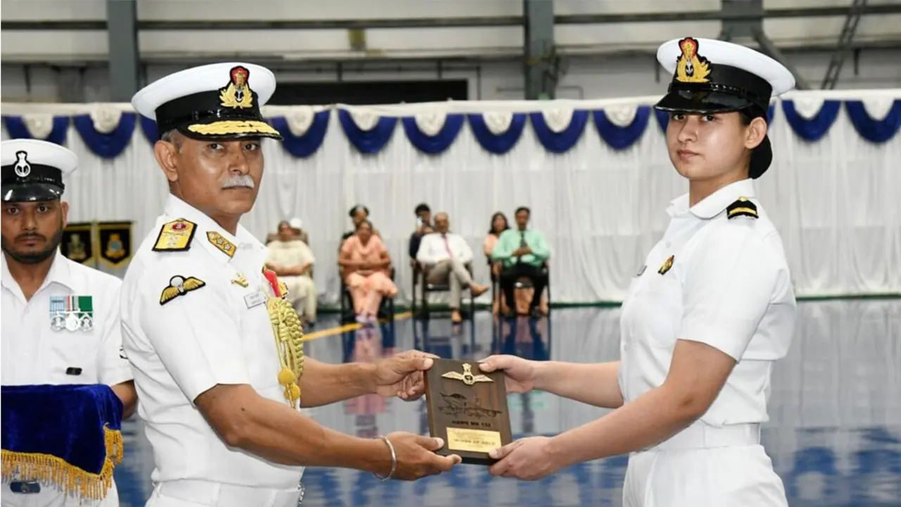 Astha Poonia becomes Indian Navy's first woman fighter pilot 
