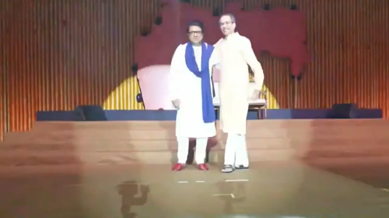 Uddhav Thackeray With Raj Thackeray
